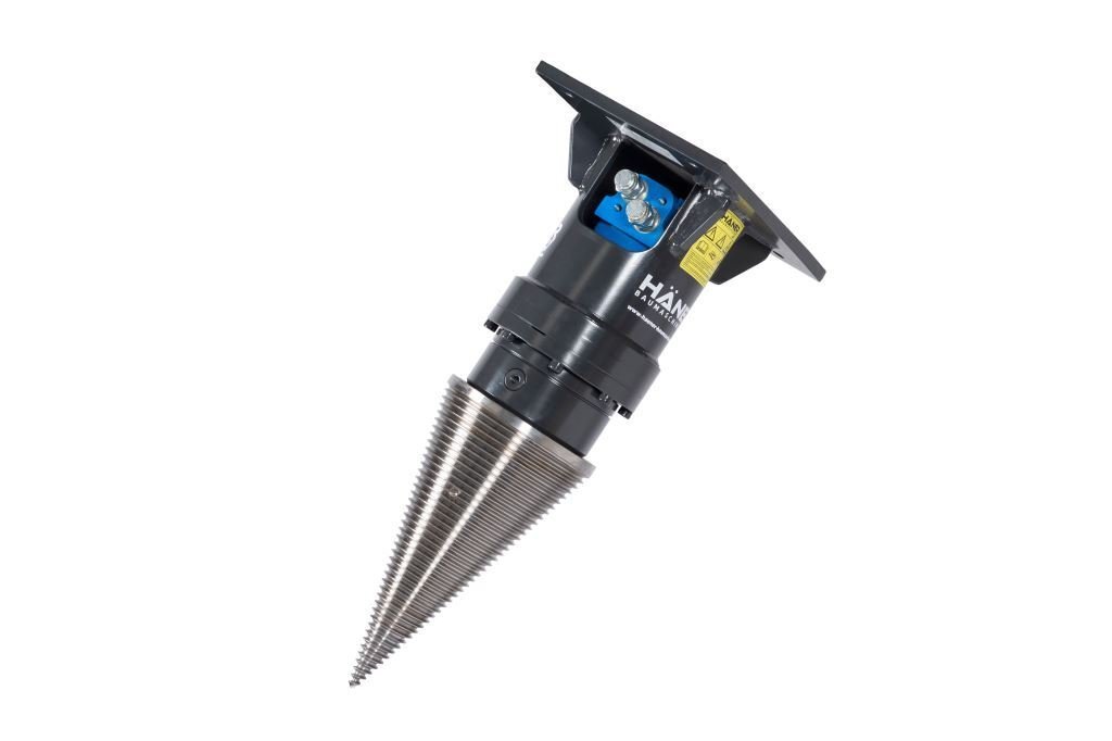 HÄNER HKS150 | Spaccalegna a cono per miniescavatori da 1,0 a 2,5 t