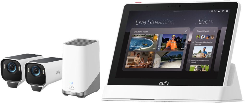 Eufy eufyCam S3 Pro Starter-Set eufy Smart S3 Pro + Display + HomeBase