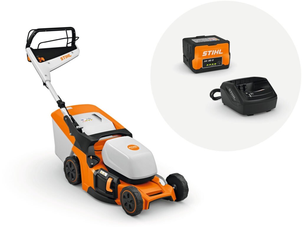 Stihl batteria rasaerba RMA 448 V Set AK 30 S e AL 101