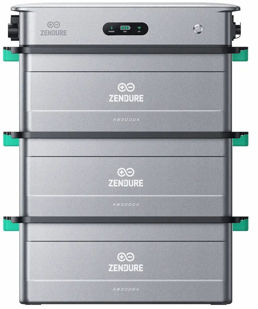 Zendure SolarFlow Set 2,88kWh 2400 AC con Erweiterungsbatterie 11,52kWh 4x AB3000X